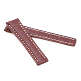 Brown Alligator Style Deployment Strap for Breitling® WB2-20/18