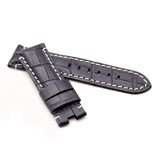 Black Alligator Style Deployment Strap for Panerai® WP1-22/20