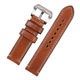 Light Brown Premium Hand Stitched Strap for Panerai® 20mm WP11-20