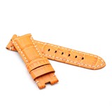 Orange Alligator Style Deployment Strap for Panerai® WP8-22/20